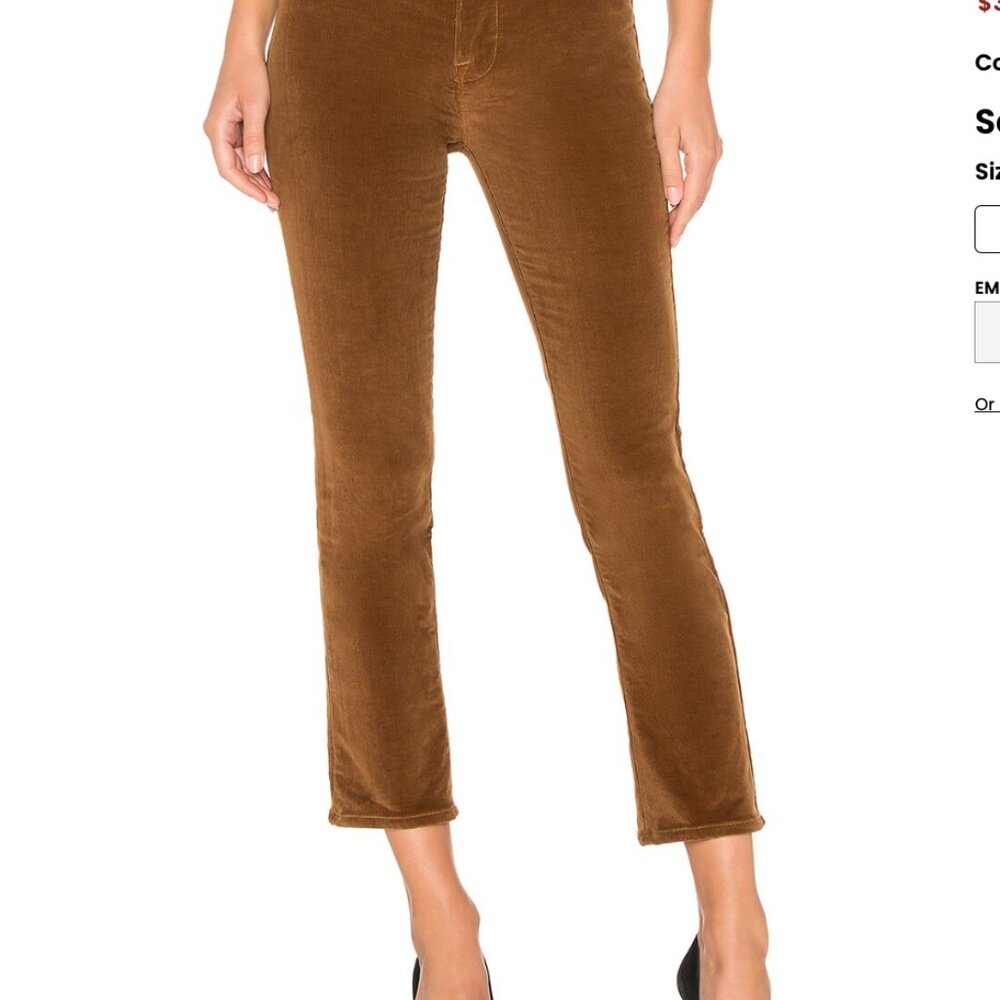 FRAME Corduroy Le High Straight Pants Size 26